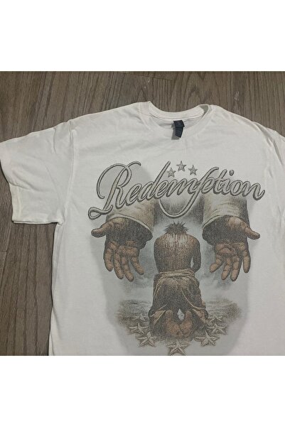 Grafftee Clothing Redemption Printed Unisex Oversize T-Shirt