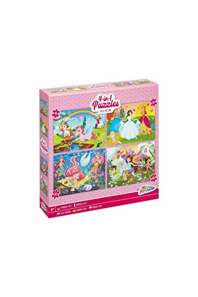 GRAFİX Puzzle 4 în 1 pentru fete 400065