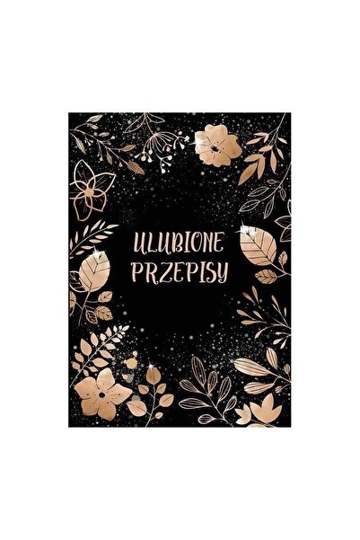 DEKO Caiet retete A4 negru 100 pagini