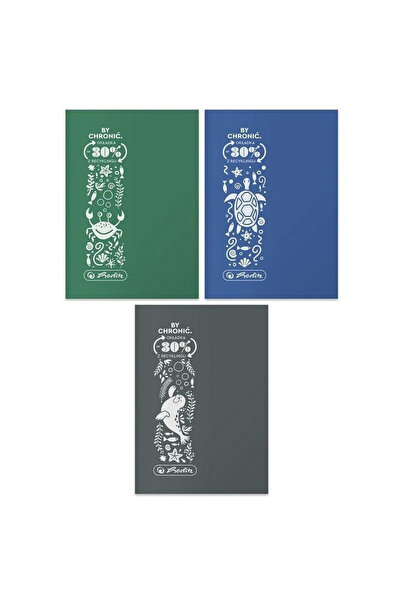 Herlitz Caiet / Notebook PP Ocean, A5, 32 file, cu patratele, Multicolor, 5 b...
