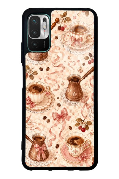 Spoyi حافظة هاتف لامعة بتصميم فيونكة بلون القهوة من سلسلة Xiaomi Redmi Note 1...
