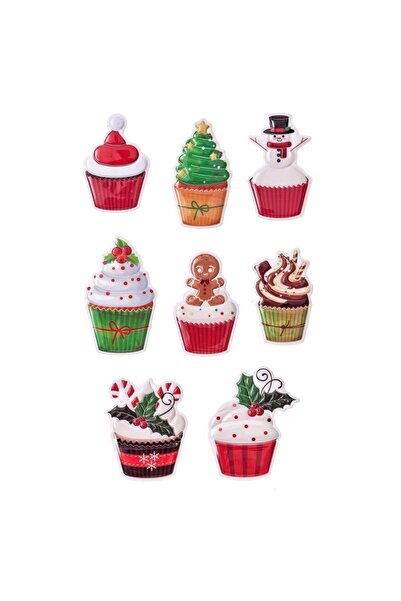 OEM Abtibilduri puffy muffinki, Dalprint, Puffy, Diverse, 8 bucăți