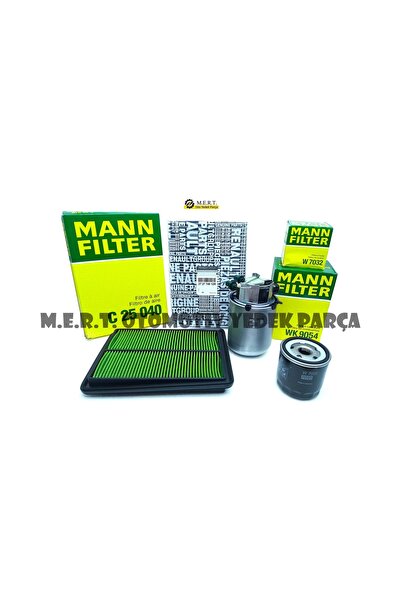 BAKIMFILOSU Nissan Qashqai 1.5 Dci Mann Filtre Bakım Seti (2014-2018)