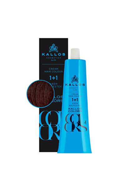 Kallos Vopsea Permanenta - Colors Cream Hair Colour, nuanta 6M Mahon Inchis, ...