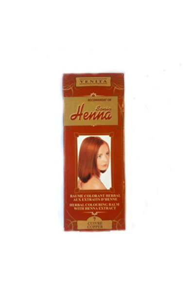 Henna Sonia Balsam Colorant cu Extract de Henna Henna Sonia, Nr.7 Cupru, 75 ml