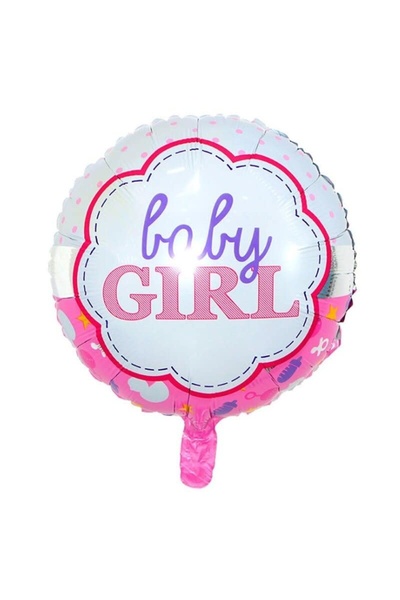 Baloane Vesele Balon Folie Baby Girl 45 cm. BL204