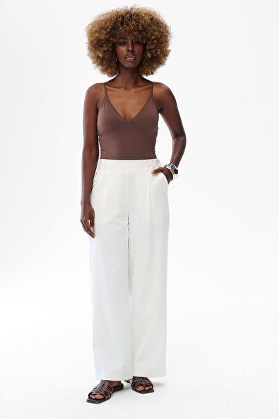 Other Pantaloni de damă Paloma Ecru Paloma Pantaloni de damă Ecru 38