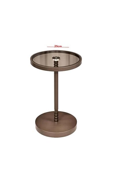 TELAL AL SHIFA Copper Iron Service Table Glass Top