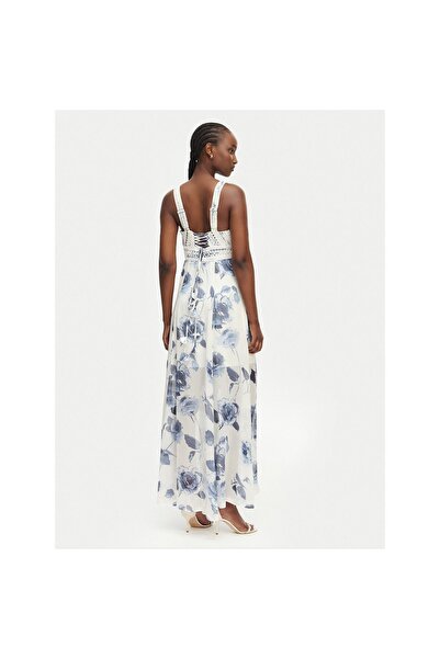 Guess Rochie de seară pentru femei W3YK54WCWF2 Crem