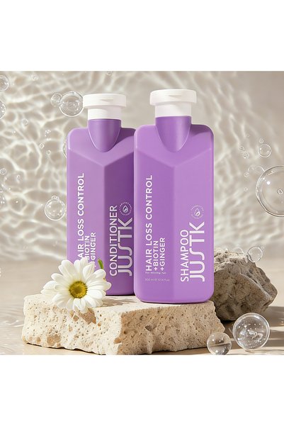 JUSTK Biotin & Ginger Hair Loss Control Shampoo 300 ml