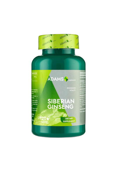 Adams Supplements Ginseng Siberian 1000mg 120cps