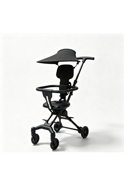 Generic Lightweight Foldable Baby Stroller Equipped with Sun Shade and Safe G...