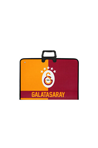 Galatasaray Lisanslı Parçalı Amblem Baskılı Proje Çantası - Askılı Fermuarlı ...