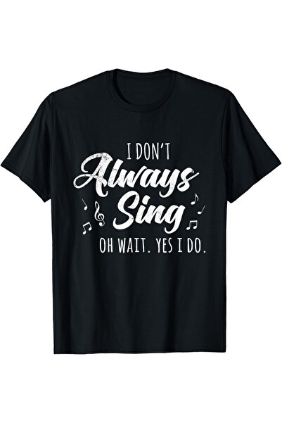 Astogria13 تي شيرت براودواي - قميص بطباعة "I Don't Sing" وياقة دائرية مناسب ل...