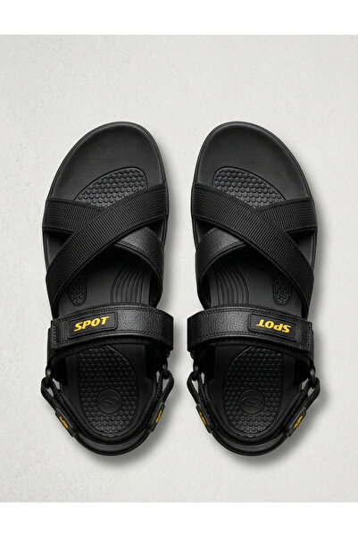 Sport Men's Sports Sandals | Adjustable Hook & Loop Outdoor Walking Sandals |...