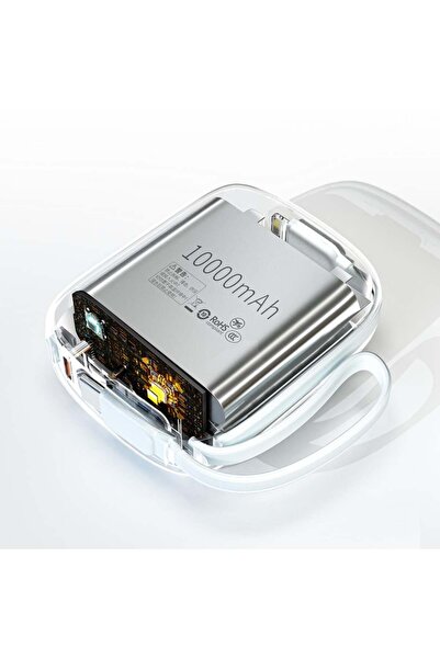 wopow شاحن محمول MiniGo SQ 63 بسعة 10,000 مللي أمبير - أزرق سماوي