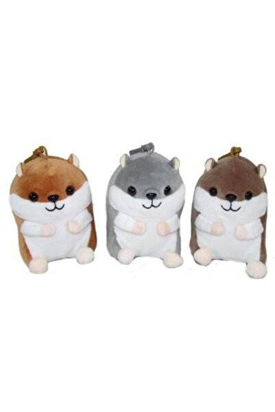 OEM Sun-Day, Breloc plus hamster cu agatatoare metalica, multicolor, 12 cm