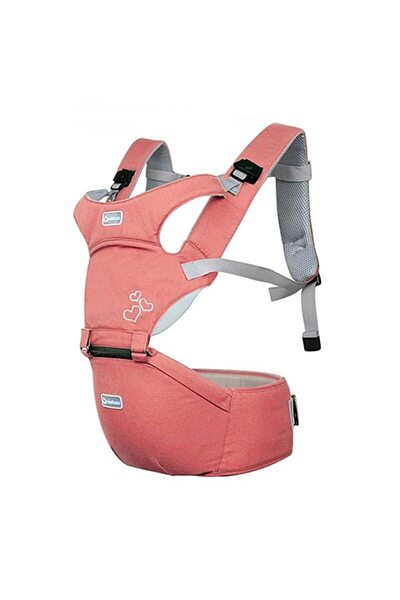 DARO Marsupiu ergonomic Aiebao cu scaunel, Corai