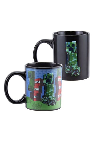 Paladone Products Cana Termosensibila Minecraft Creeper, 300ml, Multicolor