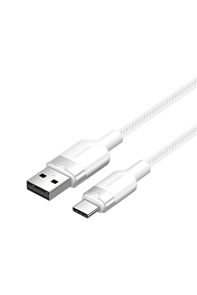 Vention Cablu USB 2.0 A la USB-C 3A pentru telefoane, 1M, cu funcție de încăr...