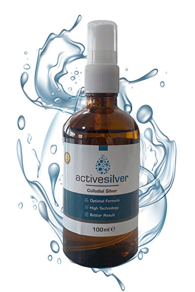 ACTİVE SİLVER Kolloidal Gümüş suyu sprey 40 ppm