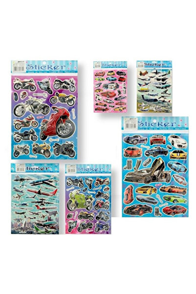 PENWORD Stickere decorative mix modele multicolor 20x25mm 1 buc