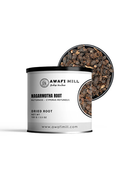 AWAFI MILL Nagarmotha Root – 100g| Nutgrass / Motha Root – Cyperus rotundus
