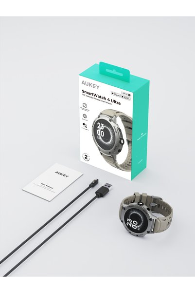 AUKEY SmartWatch 4 Ultra Titanium SW-4U-TSV