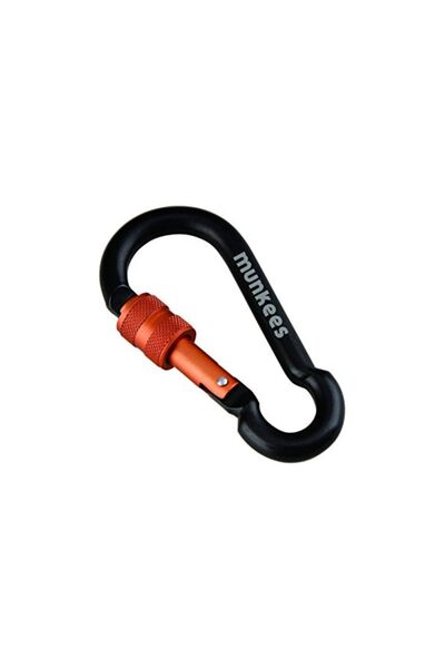 Munkees Pear-Shape Carabiner With Screw Lock