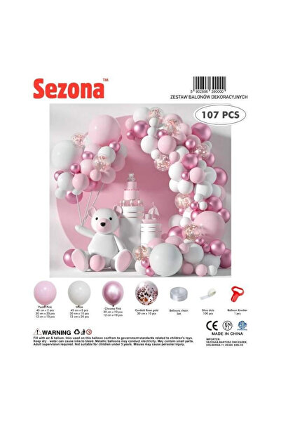 OEM Set baloane pentru girlanda Sezona, aranjament de petrecere, cu confetti,...