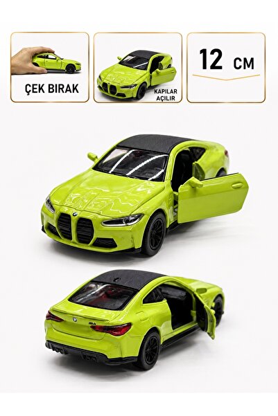 SCOWETTO 1:36 ÖLçek Bmw M4 Metal Model Araba YEŞİL
