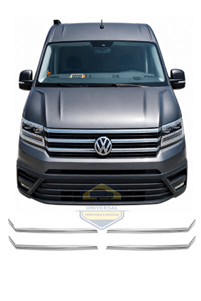 KAPOTO Volkswagen Crafter 2018 Ve Sonrası Uyumlu Krom Ön Panjur 4 Parça Abs K...