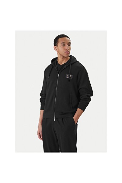 Armani Exchange Bluză bărbătească XM001770 AF19936 Negru