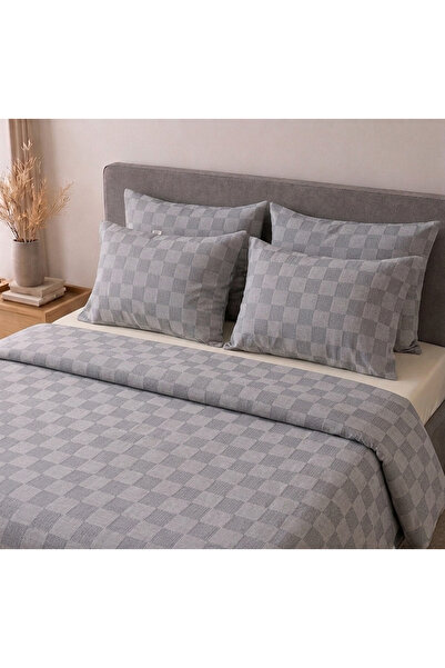 NATURAL LİFE CONCEPT Breathable, Luxurious, Iron-Free, 100% Cotton Linen Duve...