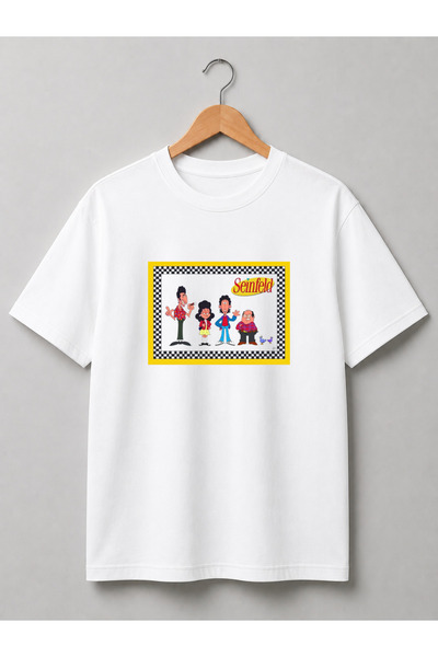 Grafftee Clothing Μπλουζάκι από βαμβάκι υψηλής ποιότητας με στάμπα Seinfeld S...