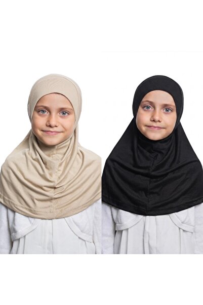 İSTDONATELLA Girl's One-Piece Hijab - Ready-To-Wear Hijab Scarf - Practical S...