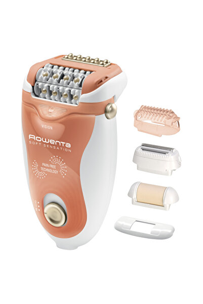Rowenta Epilator Soft Sensation EP5720F1, 2 viteze, 24 capete de epilare, Cap...