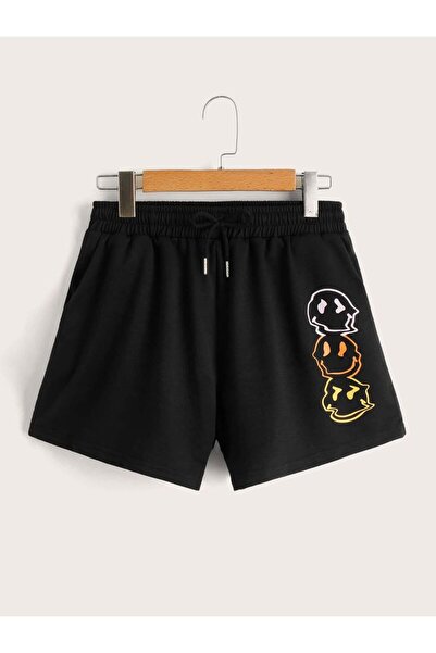 bellanova Pantaloni scurți de vară unisex, supradimensionați, cu croială conf...