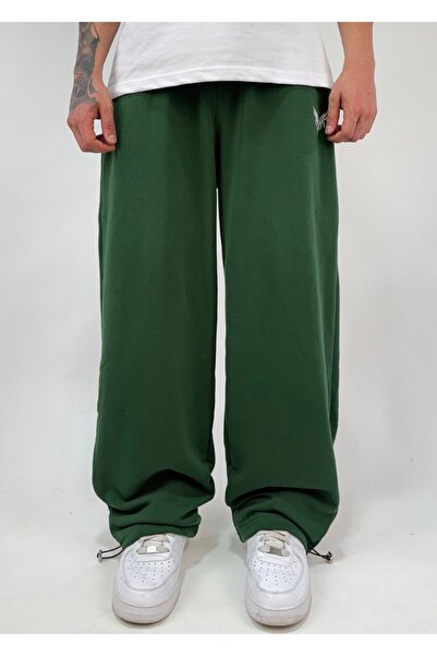 zaee Vnm Embroidered Adjustable Leg Baggy Sweatpants That Can Be Worn in All ...