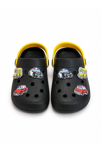 EKRKİDS Children's Cross Slippers with 2 Slippers and Ornament Gift