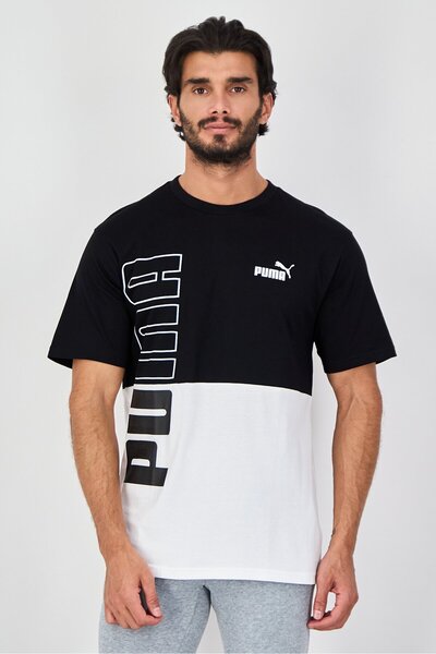 Puma Men Relaxed Fit Short Sleeve Outdoor T-Shirt, Multicolor