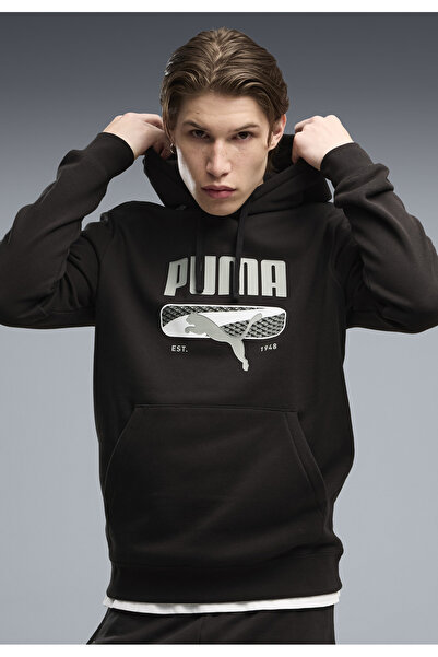 Puma Mikina s kapucňou Sport Logo Play Fleece