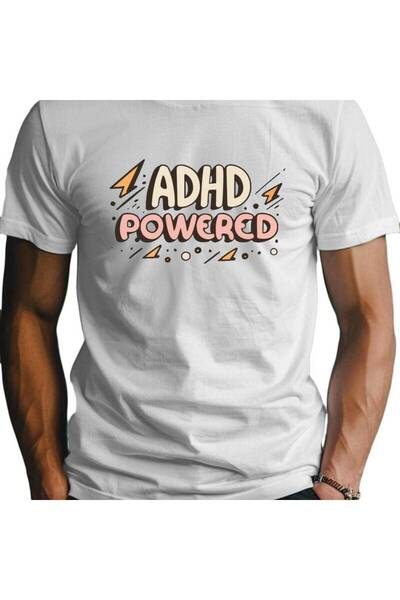 212Wear ADHD power Fitted Men's T-Shirt, Sweat-wicking and Freedom of Movement