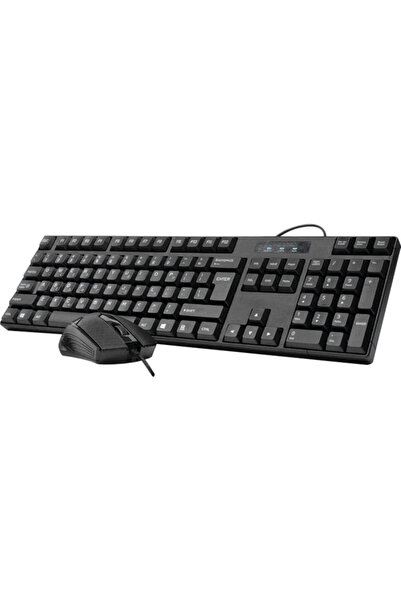 LEEWELLO YPX-036 Σετ Πληκτρολόγιο & Ποντίκι Ελληνικό Γκρι
