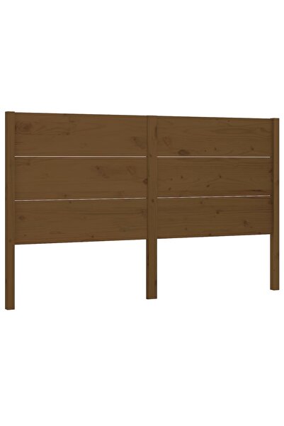 vidaxl Tăblie de pat, maro miere, 126x4x100 cm, lemn masiv de pin