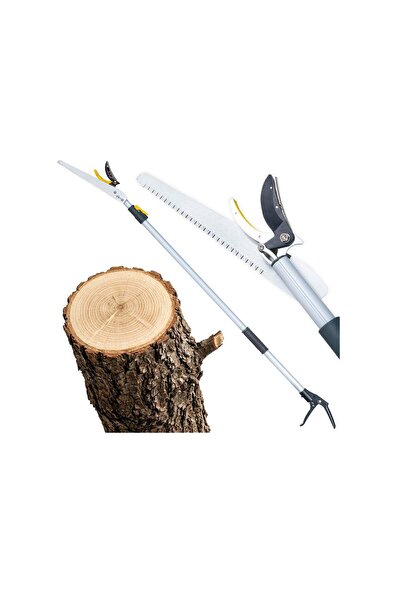 GEKO Fierăstrău telescopic 2-în-1 pentru tăiat crengi, 1,37-2,2 m, G72098