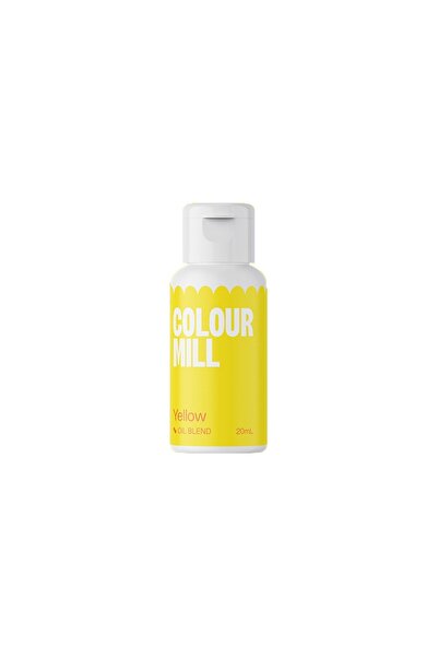 Colour Mill Colorant alimentar solubil în ulei, – Galben, 20ml