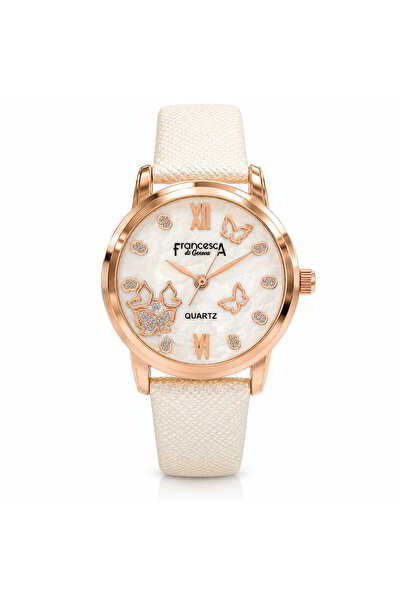 Watch Ceas de dama, Francesca di Geneva, Alb, FF491
