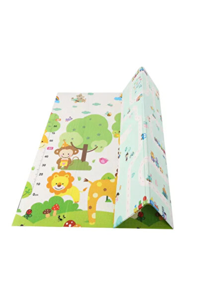 Simply Joy Saltea de joacă termică girafă și tren 200 X 180 X 1.5 cm, Simply ...