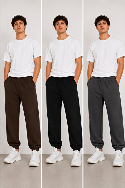 ZİYMO 3-Piece Men's Rubberized Trackpants